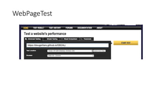 WebPageTest
 