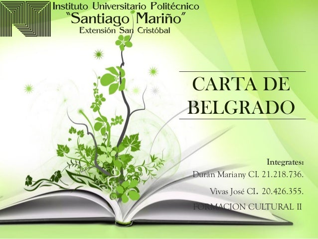 Carta de Belgrado