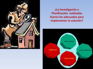 ¿La Investigación y Planificación  realizadas fueron las adecuadas para implementar la solución?