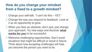Empowering-Belief-and-Growth-vs-Fixed-Mindset | PPTX
