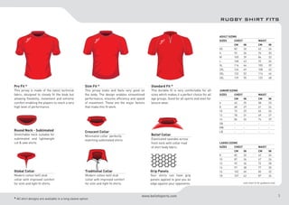 Belief Sports Teamwear Catalog 2015