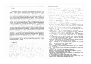 Přesvědčení o rodinných vztazích - vybrané teoretické koncepce a nárys jejich aplikace v praxi rodinné terapie