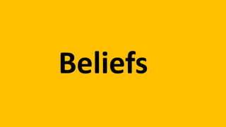 Beliefs
 