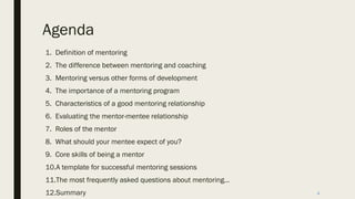 7 Characteristics of highly effective mentors