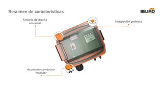 Armario de diseño
universal
Accesorio conductor
modular
Integración perfecta
Resumen de características
 