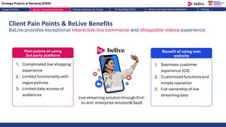 BeLive - Go To Market Strategy (NTU MBA) | PDF