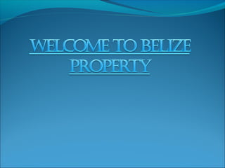 Belize Property