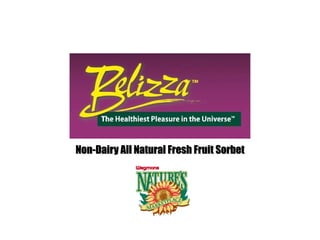 Non-Dairy All Natural Fresh Fruit Sorbet 