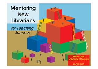 Mentoring
   New
Librarians
for Teaching
  Success




                   Allison Bell
               University of Toronto

                   LILAC 2011
 