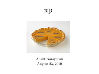πp

Anant Narayanan
August 23, 2010

 