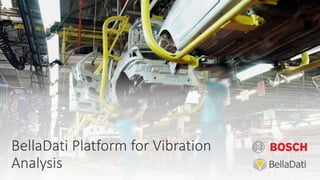 BellaDati Platform for Vibration
Analysis
 