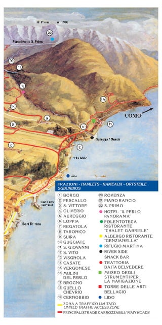 1
2
3
4
5
6
7
8
9
10
11
12
13
14
15
16
17
18
19
LIMITED TRAFFIC ACCESS ZONE
MAIN ROADS
20
21
22
HAMLETS - HAMEAUX - ORTSTEILE
SUBURBIOS
 