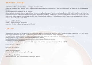 Bellaria 2012 Convencion Italia