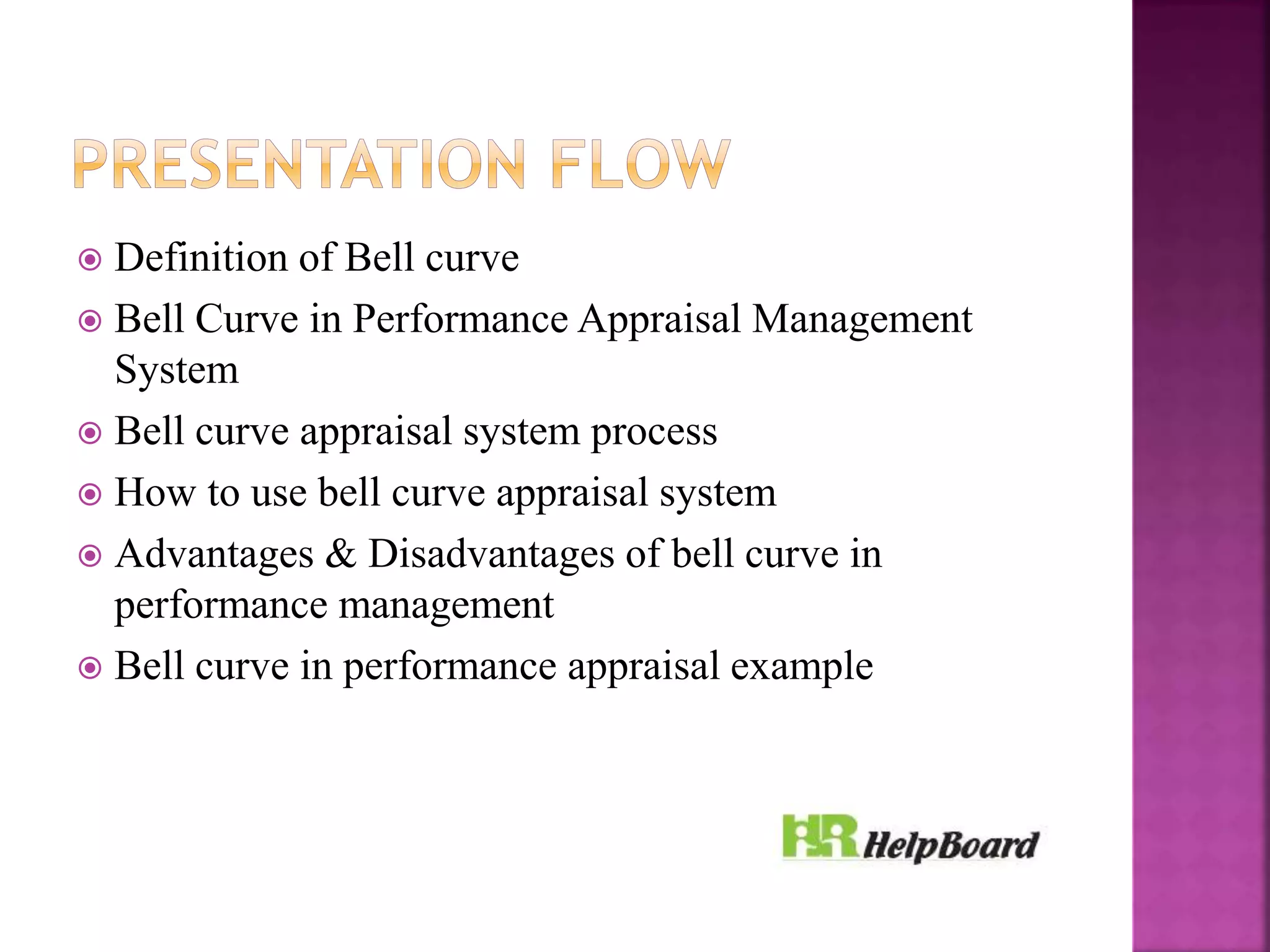 Bell curve appraisal ppt