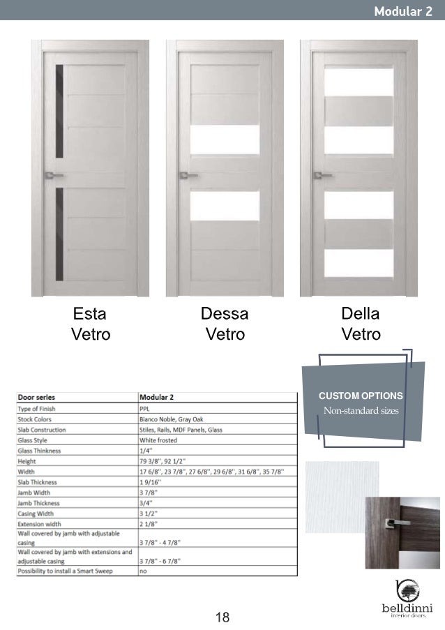 Interior Doors From Europe Belldinni Usa