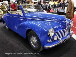 Peugeot 203 Cabriolet "Worblaufen" de 1951.
 