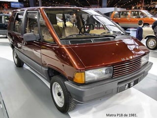 Matra P18 de 1981.
 
