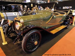 Delage 6 cylindres type BK de 1914.
 