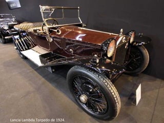 Lancia Lambda Torpedo de 1924.
 