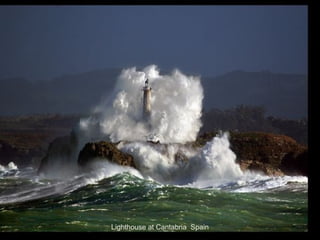 Lighthouse at Cantabria  Spain 