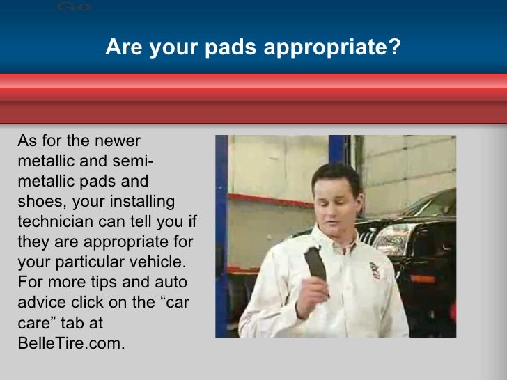 Belle Tire Car Care Tips Brakes and Rotors