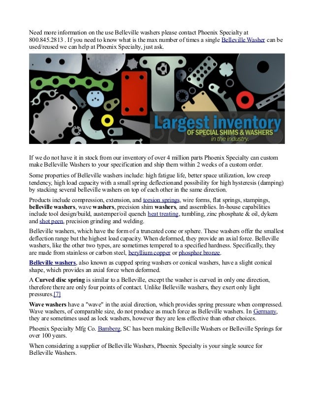 belleville washers slideshare reviewed upcoming