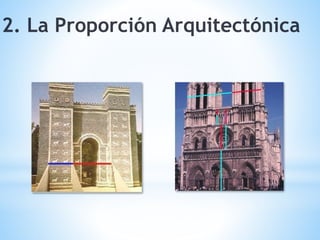 2. La Proporción Arquitectónica
 