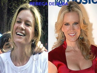 ANTES DEL MAQUILLAJE DESPUES DEL MAQUILLAJE
REBECA DE ALBA
 