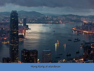 Hong Kong al atardecer

 