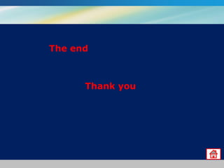 The end

Thank you

 