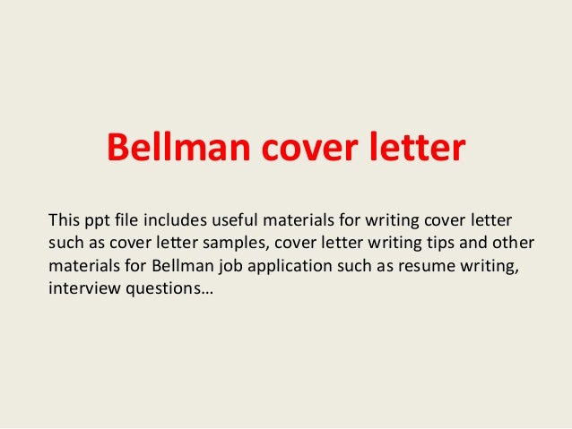 bellman cover letter sample resume for hotel manager