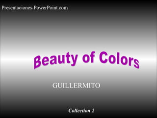 Beauty of Colors Collection 2 GUILLERMITO Presentaciones-PowerPoint.com 
