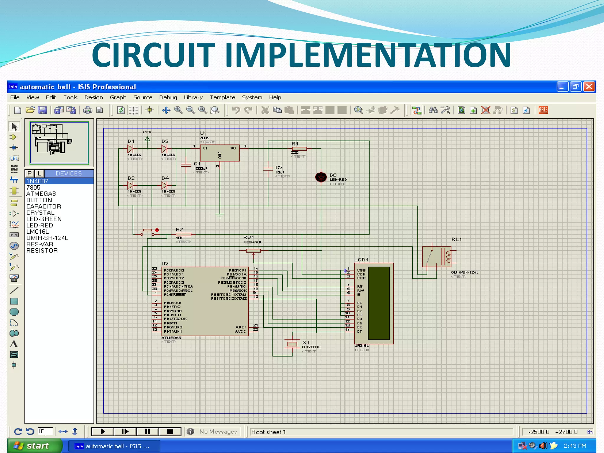 CIRCUIT IMPLEMENTATION
 