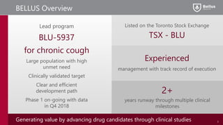 Bellus health corporate presentation july 9 v final | PDF