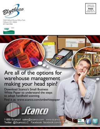 5564 Hilliard Rome Office Park
Hilliard, OH 43026
877.462.5984




                          SCANCO AD
 