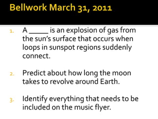 Bellwork 2010 2011 | PPT