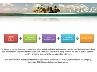 PROGRAMA
Sábado
09:00 - 12:00 Desayunos
09:00 – 14:00 Lipton Ice Bar & Lounge
11:00 -  19:00 Terrazas Kuky Chipchipers
11.00 - 12:00 Yoga Blistex
14:00 - 16:00 Buffet
13:00 - 20:00 Belly Bar Tropical
15:00 - 19:00 Belly Sunset
19:00 - 21:00 Grill de Playa
20:00  - 22:00 Entretenimiento
20:00 - 23:00 Previa Candela Mamajuana.
21:00 - 23:00 Buffet 
23:00 - 05:00 Open Full Bar 
23:00 - 05:00 Thematic Jungle Party
02:30 - 04:30 Grill de Playa
Domingo
10:00 - 12:00 Kit de
despedida y Check Out.
Viernes:
18:00 - 21:00 Check In
19:00 - 00:00 Apertura Grill de Playa
19:00 - 23:00 Previa Candela Mamajuana  
21:00 - 23:00 Buffet 
23:00 - 05:00 Open Full Bar
23:00 - 05:00 Fiesta Adrenaline Red
02:30 - 04:30 Grill de Playa
 
