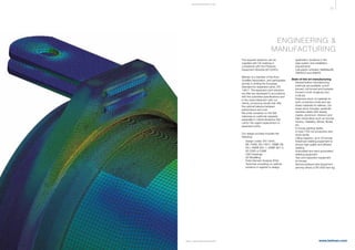 47
www.belman.comB022016-1 – Subject to alterations and eventual misprints
E NGI NE E R I NG & QA
ENGINEERING &
MANUFACTURING
	 application, locations in the 		
	 pipe system and installation
	requirements
l	 Calculation software: BelMaker®, 	
	 OMTECH and ANSYS
State-of-the-art manufacturing
l	 Several bellow manufacturing 	
	 methods are available: punch	
	 formed, roll formed and hydraulic
	 formed in both single-ply and
	multi-ply
l	 Extensive stock of materials for
	 both connection ends and raw
	 sheet materials for bellows. Our
	 sheet stock includes: austenitic 		
	 stainless steels (300 series), 		
	 duplex, aluminium, titanium and 		
	 high-nickel alloys such as Inconel, 	
	 Incoloy, Hastelloy, Monel, Nickel, 		
	etc.
l	 In-house painting facility
l	 In total 7700 m2 production and
	 stock facility
l	 Lifting capacity: up to 40 tonnes
l	 Advanced welding equipment to 		
	 ensure high quality and efficient 		
	welding
l	 Automated and semi-automated 		
	 welding equipment
l	 Test and inspection equipment 		
	 (in-house)
l	 Various pressure test equipment
	 (among others a DN 3500 test rig)
The required solutions can be
supplied with CE-marking in
compliance with the Pressure
Equipment Directive (97/23/EC).
Belman is a member of the Euro-
Qualiflex Association, and participates
actively in writing the European
Standard for expansion joints, EN
14917. The expansion joint solutions
we offer are developed in accordance
with the submitted specifications and
in the close interaction with our
clients, producing results that offer
the optimal balance between
performance and cost.
We pride ourselves on the fast
response to customer requests,
especially in critical situations that
call for the urgent replacement of
expansion joints.
Our design process includes the
following:
l	 Design codes: EN 13445,
	 EN 13480, EN 14917, ASME VIII,
	 Div.I, ASME B31.1, ASME B31.3,
	 AD 2000 or EJMA
l	 CAD Drawings
l	 3D Modelling
l	 Finite Element Analysis (FEA)
l	 Technical consulting on optimal 		
	 solutions in regards to design, 		
 