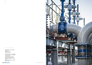 2
www.belman.com B022016-1 – Subject to alterations and eventual misprints
THE CATALOGUE
Steel expansion joint catalogue
Belman A/S
Edition B022016-1
All rights reserved
The latest version of this catalogue
is always available on our website:
www.belman.dk
Any drawings and information
contained herein relate to the
standards applicable on the date
printed.
Subject to alteration and misprints
without notice.
 