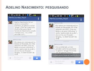 ADELINO NASCIMENTO: PESQUISANDO
 