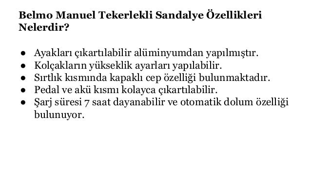 Belmo Akulu Tekerlekli Sandalye Panosundaki Pin