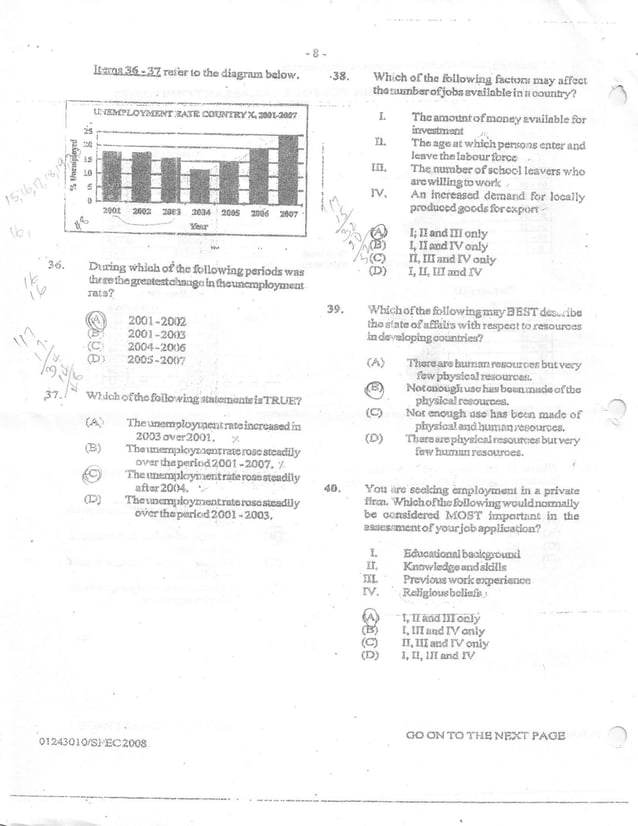 CSEC Social Studies Paper 1 | PDF