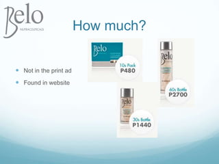 How much?Not in the print adFound in website