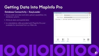 Be Location Intelligent with MapInfo Pro v2019 | PDF