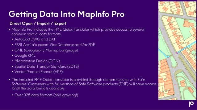 autocad mapinfo