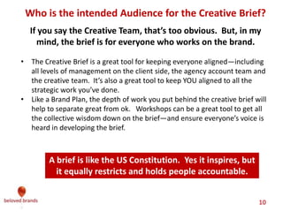 Find the magic in the execution of a brand
All of our work is done through other people. Our greatness as a Brand Leader has to
come from the experts we engage, so they will be inspired to reach for their own
greatness and apply it on our brand. Brand Management has been built on a hub-and-
spoke system, with a team of experts surrounding the generalist Brand Leader. When
I see Brand Managers of today doing stuff, I feel sorry for them. They are lost. Brand
Leaders are not designed to be experts in marketing communications, experts in
product innovation and experts in selling the product. You are trained to be a
generalist, knowing enough to make decisions, but not enough to actually do the work.
Find strength being the least knowledgeable person in every room you enter.
 