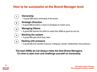 Brand Management Careers