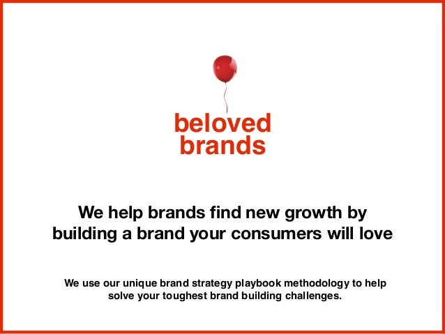 Beloved Brands Credentials Presentation