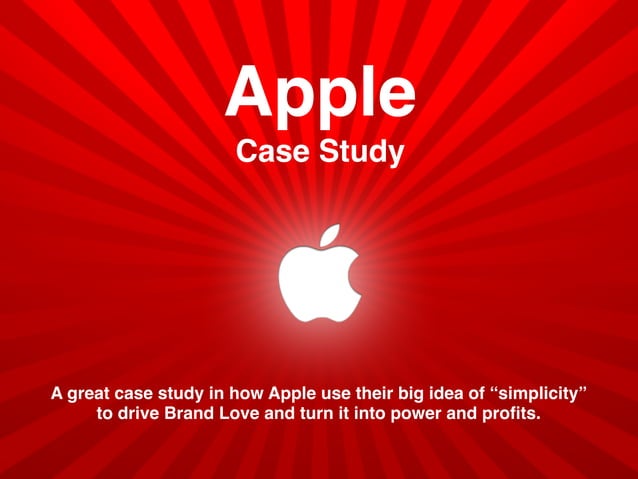 apple case study ppt