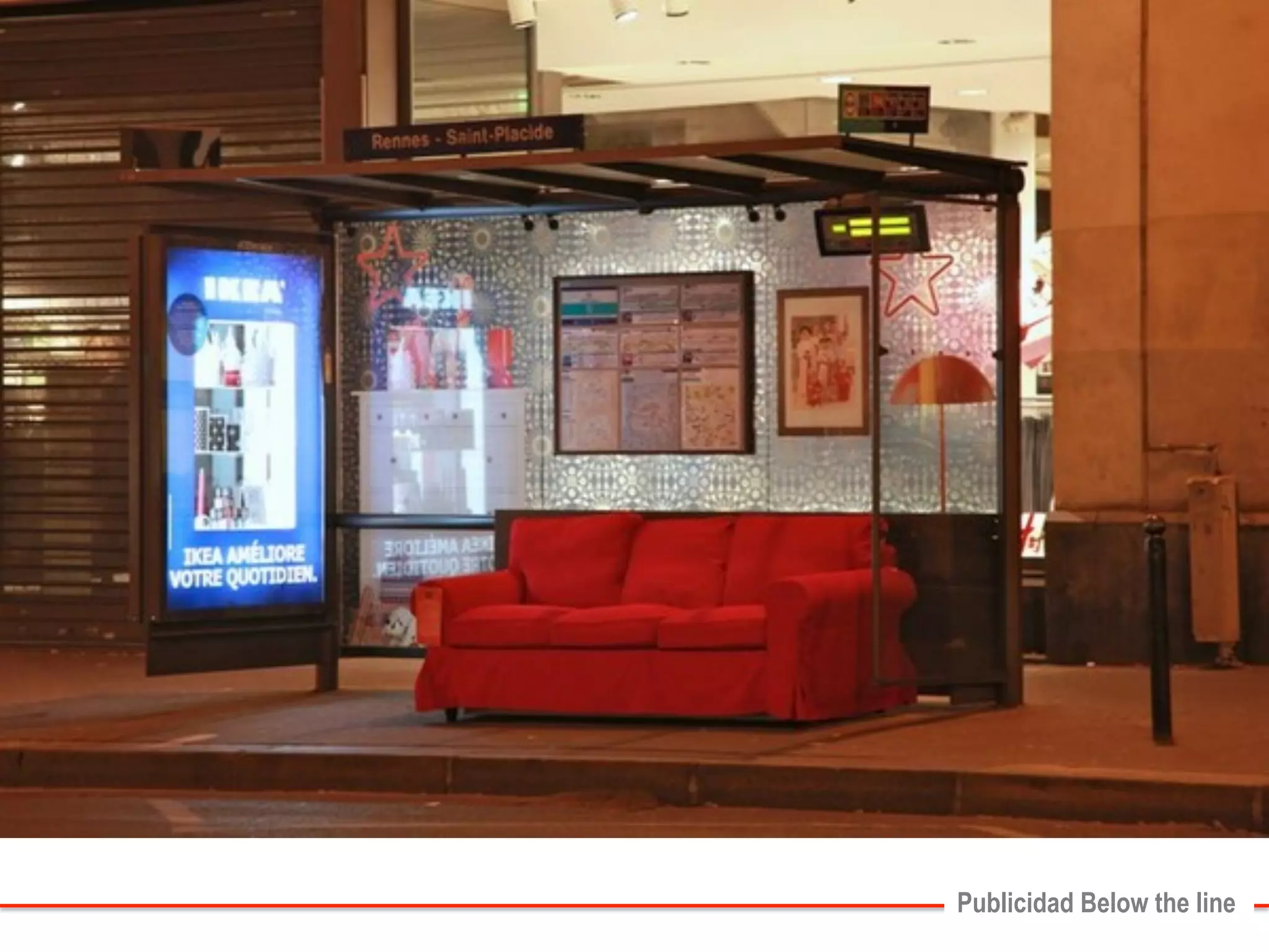 Publicidad Below the line 
 